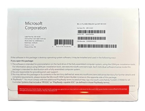 Microsoft windows win pro - win, 11